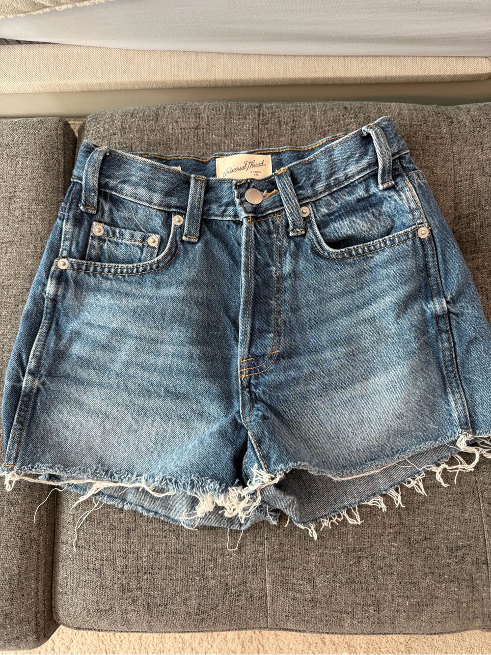 Universal Thread Distressed Denim Shorts-0